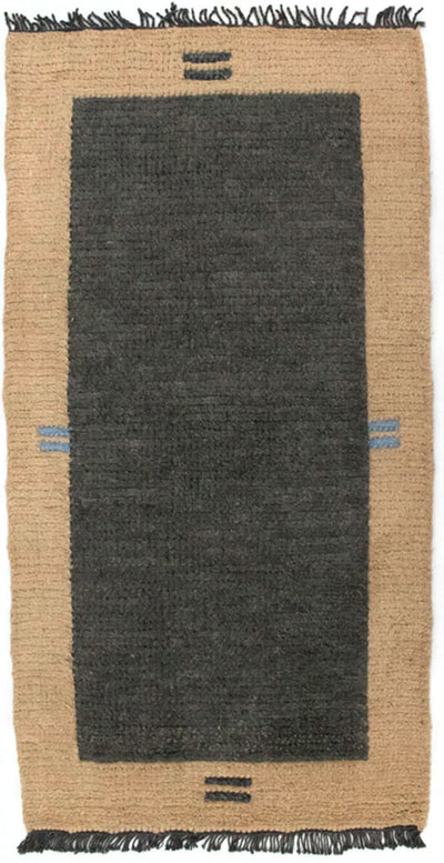 ネパール絨毯 70x140cm - ウールラグ