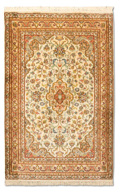 カシミールシルク 絨毯 79x123cm - オリエンタル絨毯