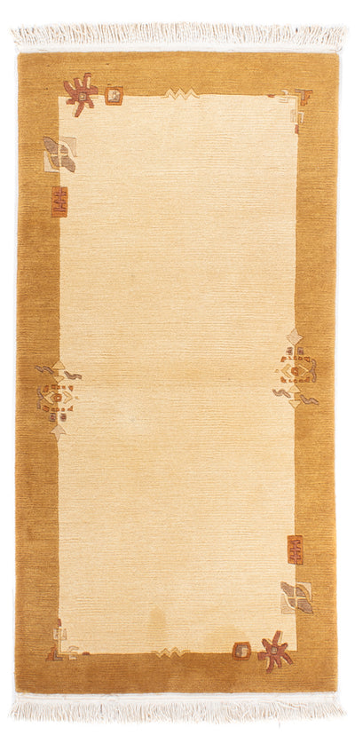 ネパール絨毯 71x138cm - ウールラグ