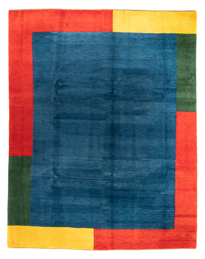 インド ギャベ 絨毯 298x390cm - ウールラグ