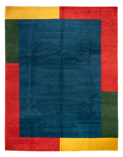 インド ギャベ 絨毯 291x398cm - ウールラグ