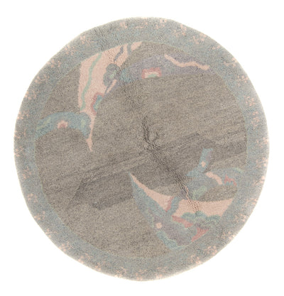 ネパール絨毯 200x200cm - ウールラグ
