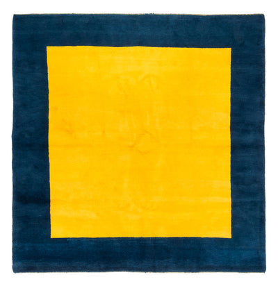 インド ギャベ 絨毯 247x252cm - ウールラグ