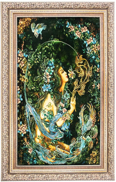 絵画絨毯 82x128cm - オリエンタル絨毯