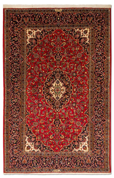 カシャーン 絨毯 141x216cm - ペルシャ絨毯