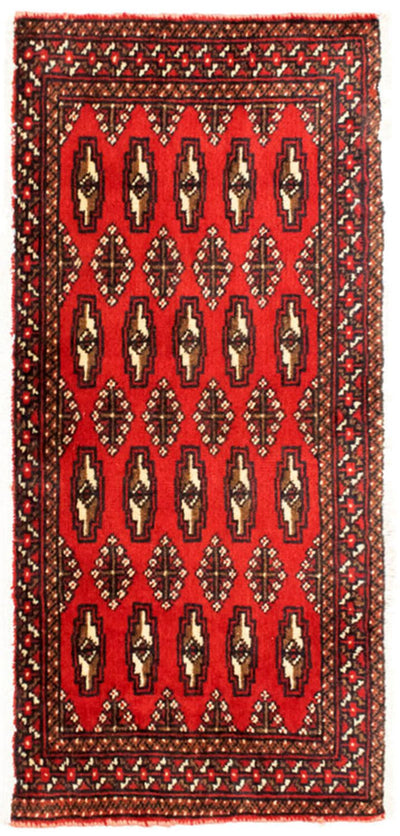 トルカマン絨毯 50x100cm - ペルシャ絨毯