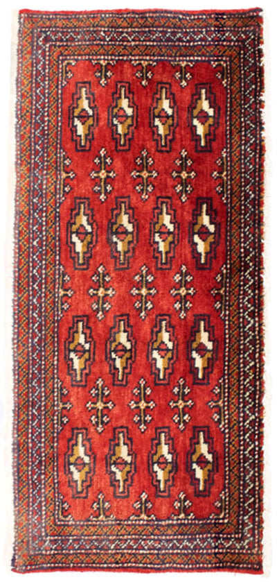 トルカマン絨毯 50x100cm - ペルシャ絨毯