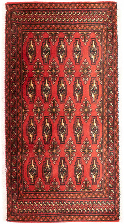 トルカマン絨毯 50x100cm - ペルシャ絨毯