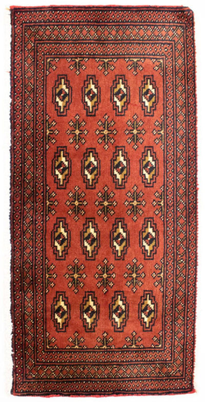 トルカマン絨毯 50x100cm - ペルシャ絨毯