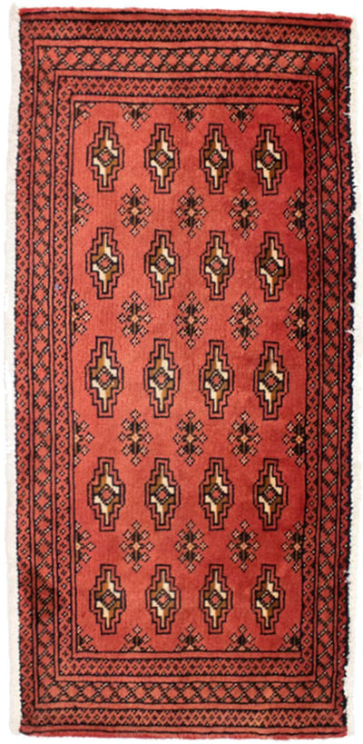 トルカマン絨毯 50x100cm - ペルシャ絨毯