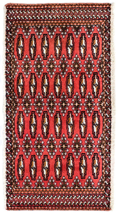 トルカマン絨毯 50x100cm - ペルシャ絨毯