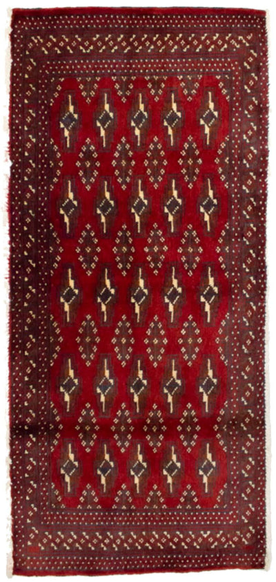トルカマン絨毯 60x130cm - ペルシャ絨毯