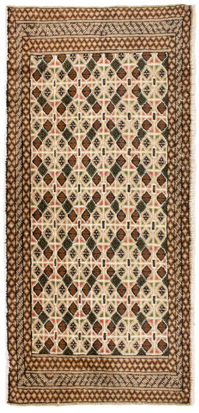トルカマン絨毯 60x130cm - ペルシャ絨毯
