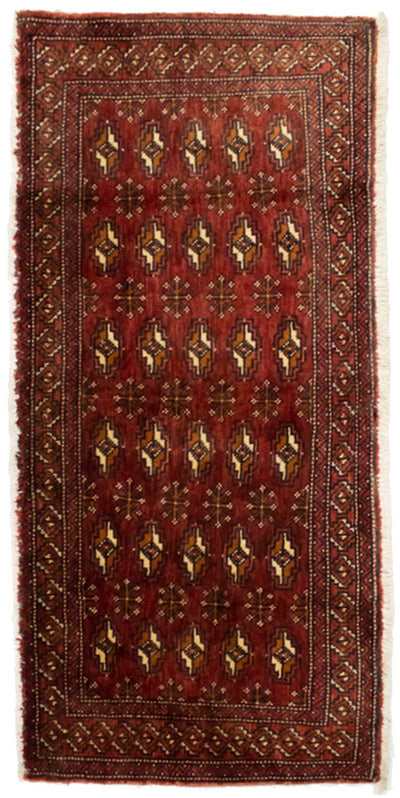 トルカマン絨毯 60x130cm - ペルシャ絨毯