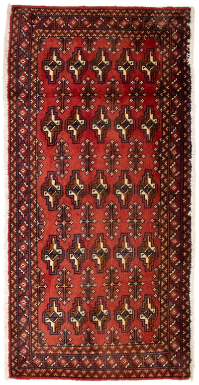 トルカマン絨毯 60x130cm - ペルシャ絨毯