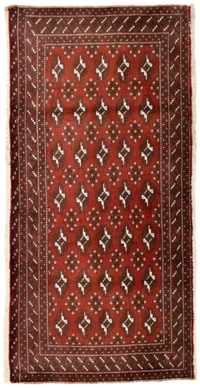 トルカマン絨毯 60x130cm - ペルシャ絨毯