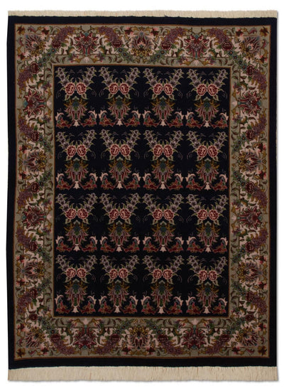 タブリーズ - 50 Raj 絨毯 103x137cm - ペルシャ絨毯