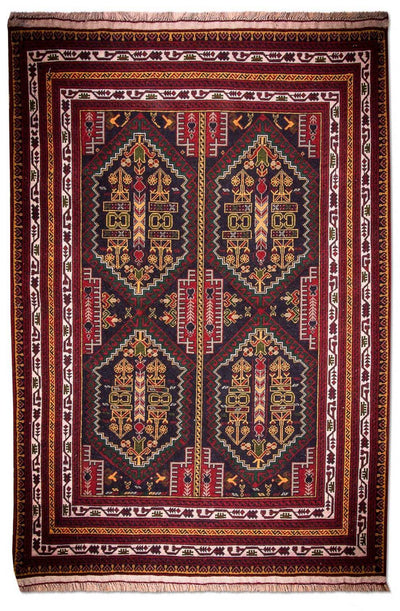 アフガン絨毯 92x145cm - オリエンタル絨毯