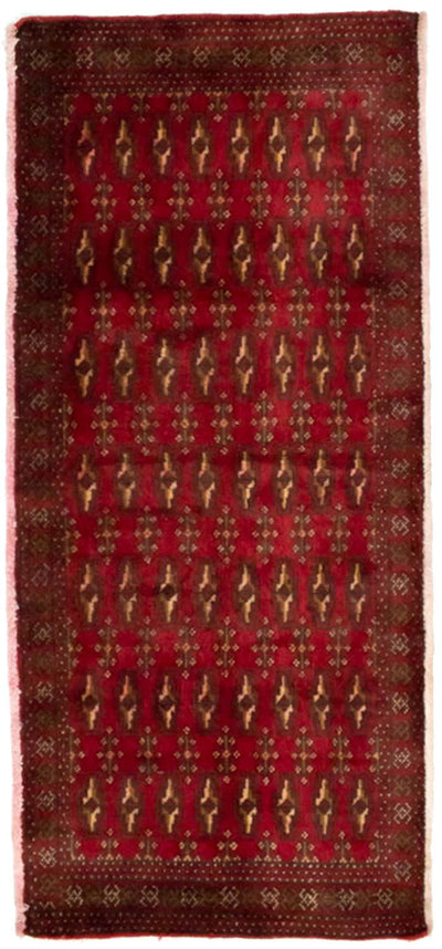トルカマン絨毯 60x130cm - ペルシャ絨毯