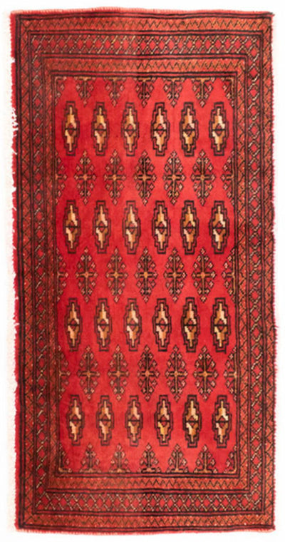 トルカマン絨毯 50x100cm - ペルシャ絨毯