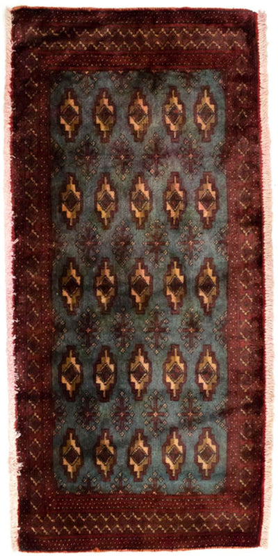 トルカマン絨毯 60x130cm - ペルシャ絨毯