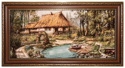 絵画絨毯 60x110cm - オリエンタル絨毯