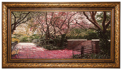 絵画絨毯 64x113cm - オリエンタル絨毯