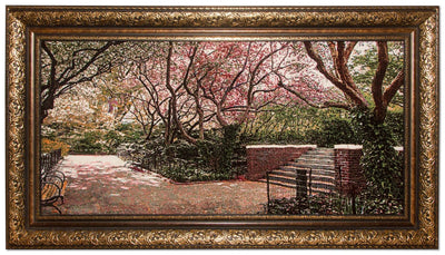 絵画絨毯 65x114cm - オリエンタル絨毯