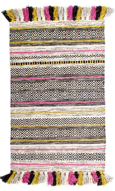 キリム モダン 絨毯 58x96cm - ウールラグ