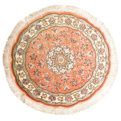 タブリーズ - 50 Raj 絨毯 102x102cm - ペルシャ絨毯