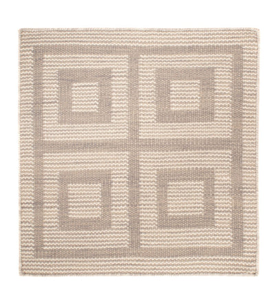 キリム モダン 絨毯 60x60cm - ウールラグ