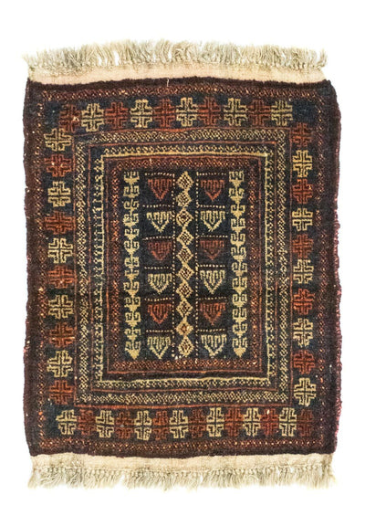 アフガン絨毯 57x70cm - オリエンタル絨毯