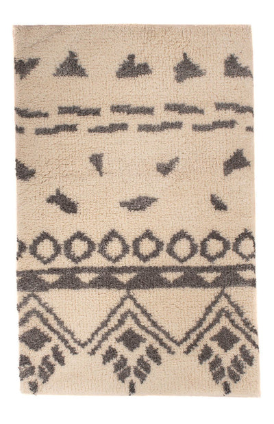 ベルベル絨毯 60x93cm - ウールラグ