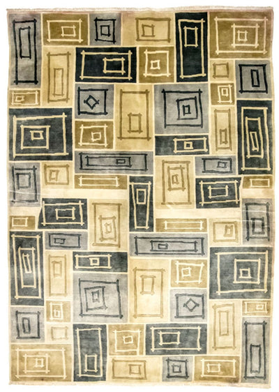 ネパール絨毯 183x263cm - ウールラグ