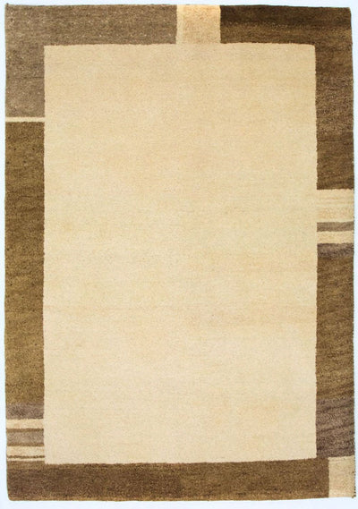 インド ギャベ 絨毯 143x196cm - ウールラグ