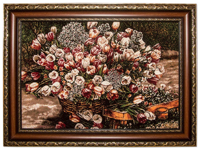 絵画絨毯 64x82cm - オリエンタル絨毯