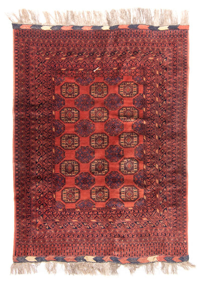 トルカマン絨毯 148x200cm - ペルシャ絨毯 - レッド