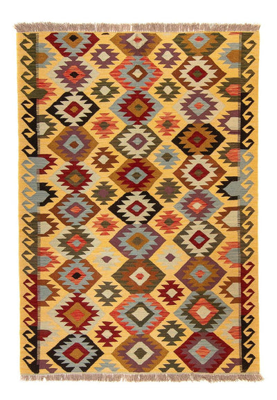 キリム マイメネ 絨毯 144x204cm - ウールラグ