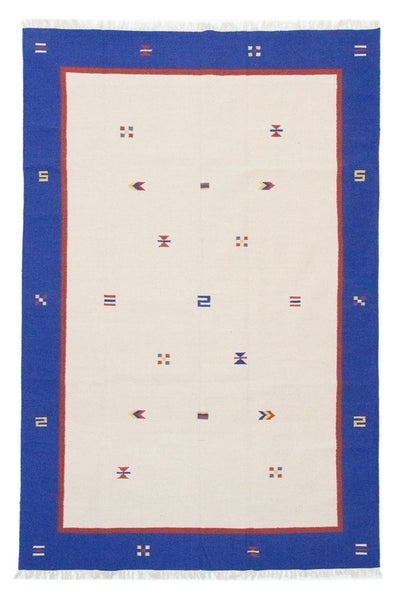 キリム モダン 絨毯 200x300cm - ウールラグ