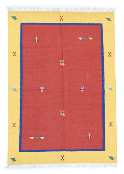キリム モダン 絨毯 140x200cm - ウールラグ
