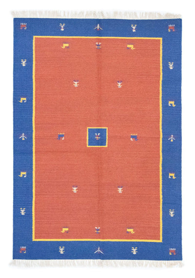 キリム モダン 絨毯 140x200cm - ウールラグ