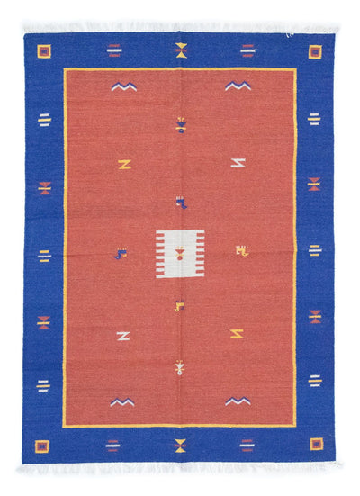 キリム モダン 絨毯 140x200cm - ウールラグ