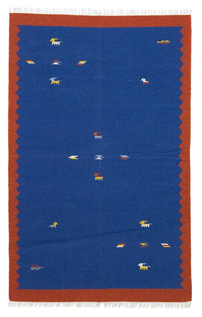 キリム モダン 絨毯 120x180cm - ウールラグ