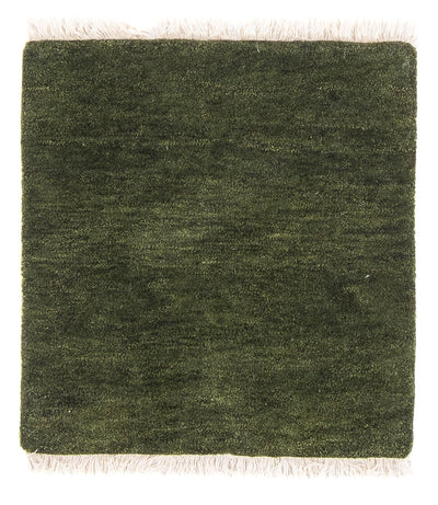 インド ギャベ 絨毯 51x54cm - ウールラグ