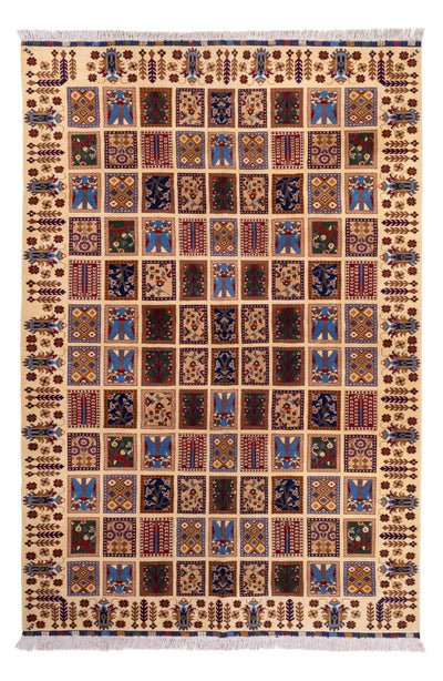 アフガン絨毯 200x296cm - オリエンタル絨毯