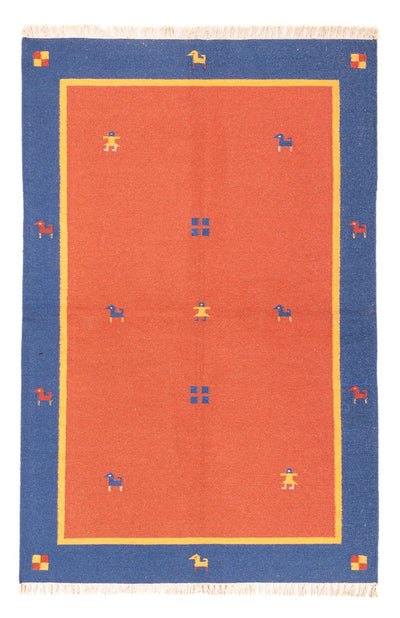 キリム モダン 絨毯 140x200cm - ウールラグ