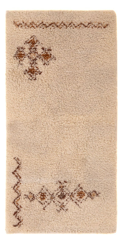 ベルベル絨毯 75x143cm - ウールラグ