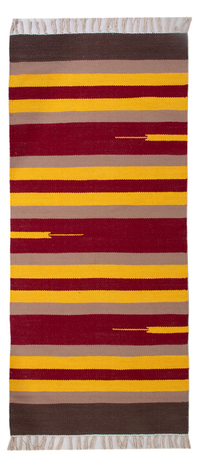 キリム モダン 絨毯 70x150cm
