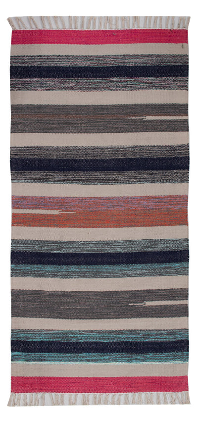 キリム モダン 絨毯 70x150cm