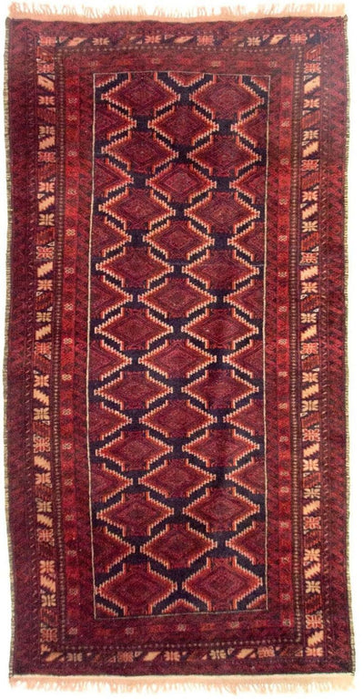 バルーチ絨毯 100x197cm - ペルシャ絨毯